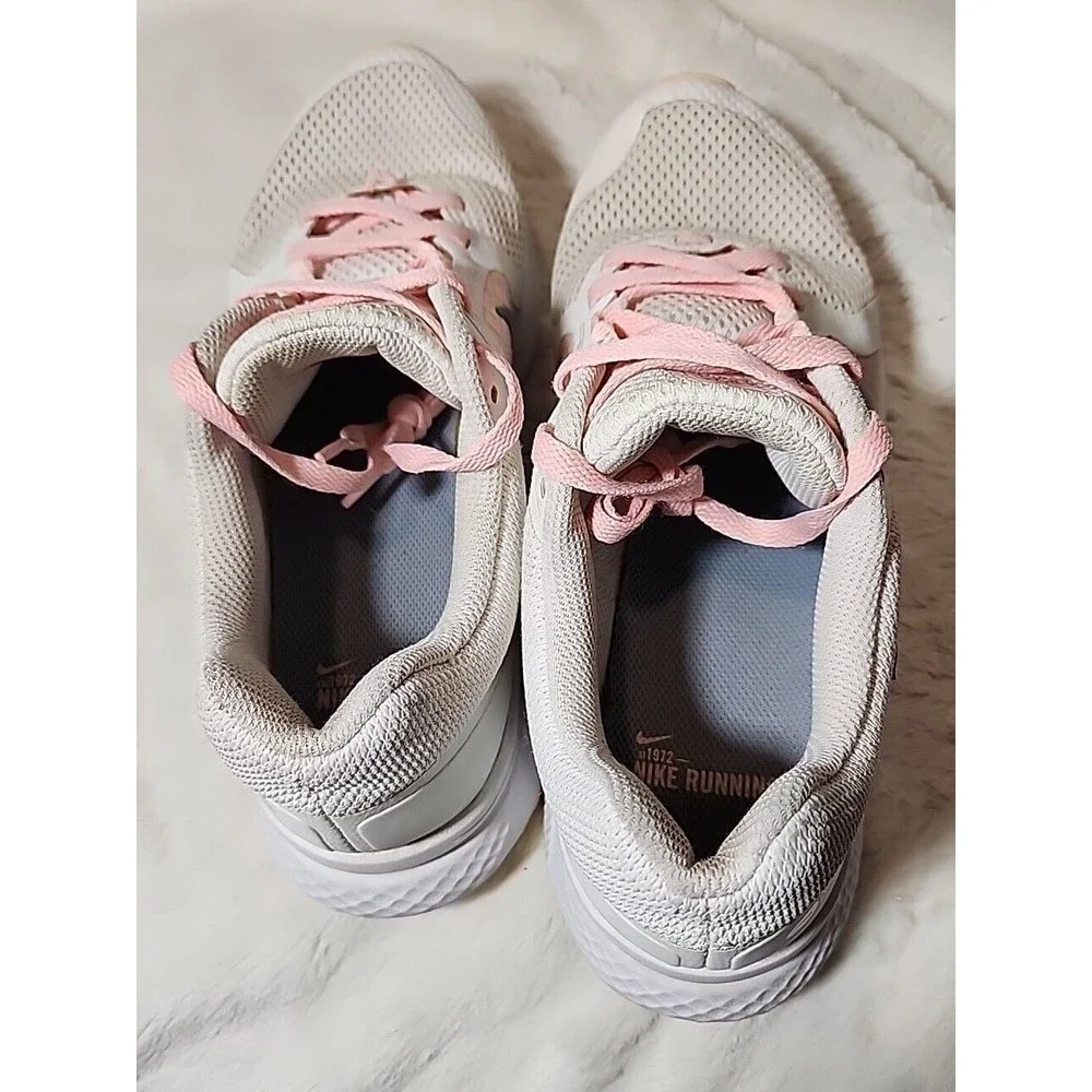 Nike Run Swift 2 Womens Running Shoes White Pink Navy CU3528-100 Size‎ 10.5